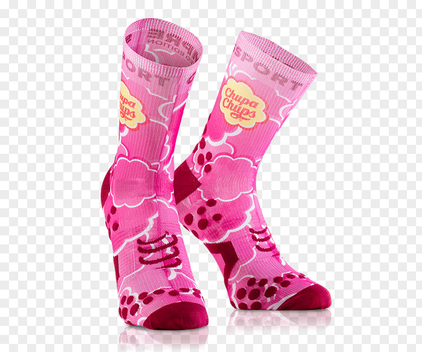 Pink 2018 Sock Chupa Chups Lollipop Trail Running PNG