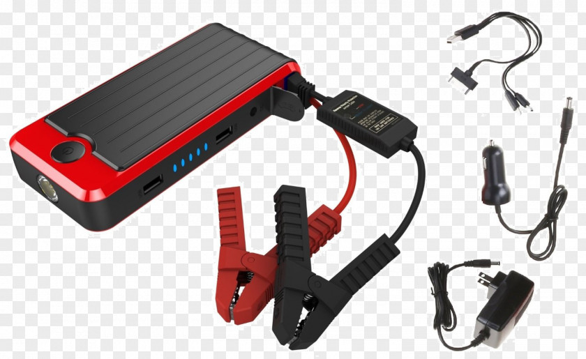Car Battery Charger Jump Start Pack PNG