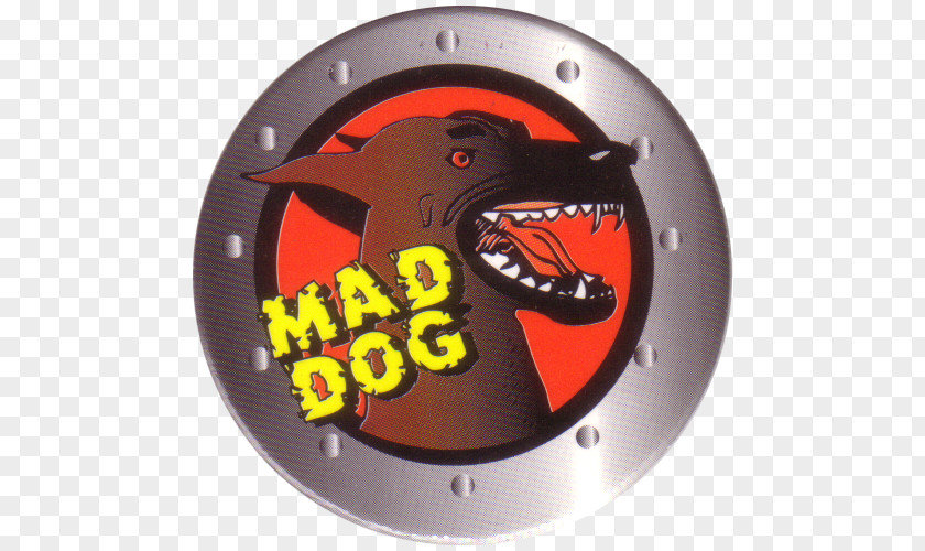 Mad Dog Logo Milk Caps PNG