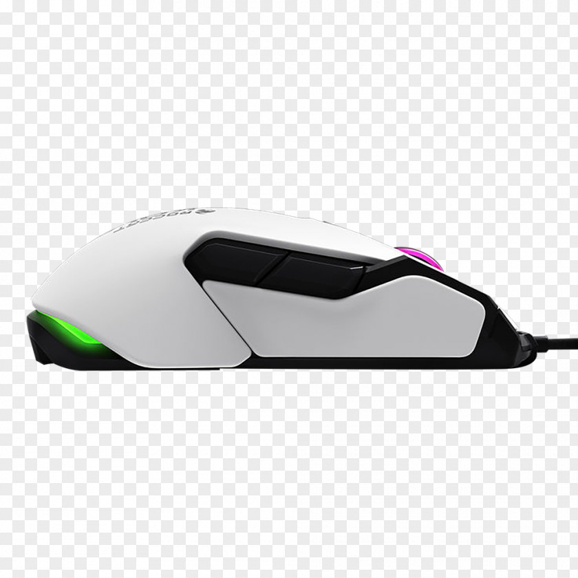 Computer Mouse ROCCAT Kova White RGB Color Model PNG