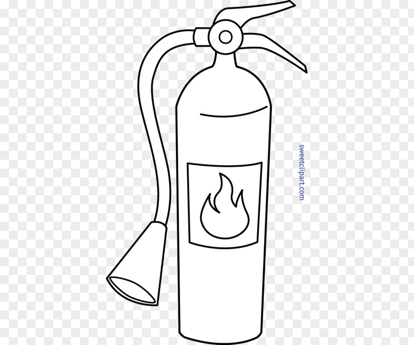 Fire Coloring Book Extinguishers Colouring Pages Clip Art PNG