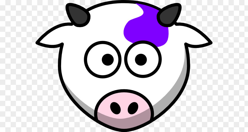 Purple Cow Cliparts Holstein Friesian Cattle Cartoon Drawing Clip Art PNG