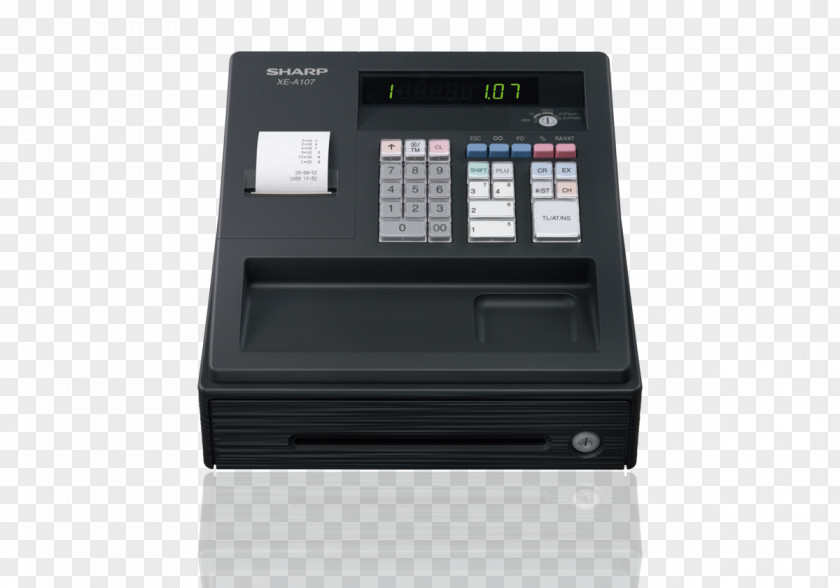 Sharp Cash Register Point Of Sale Retail Business Payment PNG