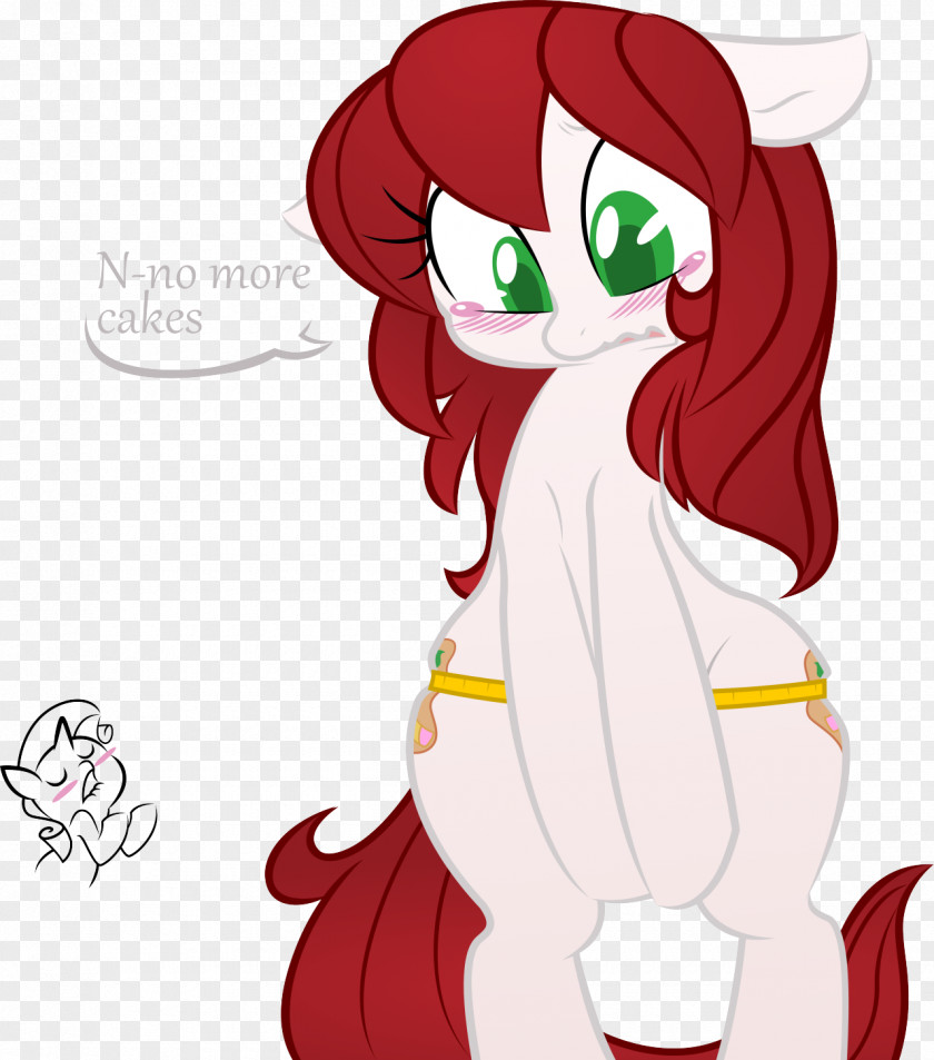 Weight Gain Pony Art Drawing Sketch PNG