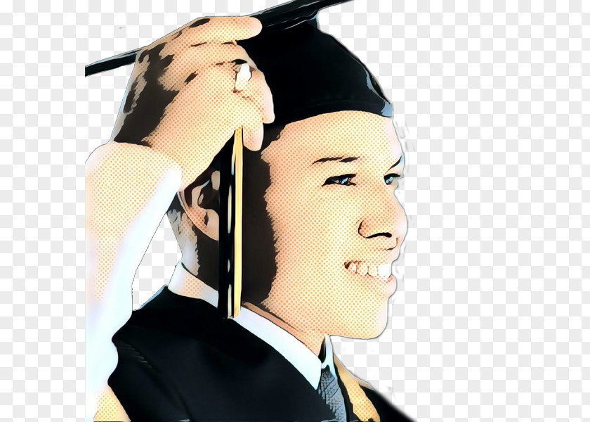 Black Hair Temple Background Graduation PNG