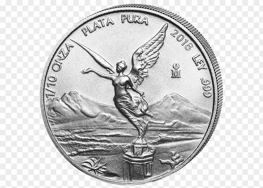 Coin Mexican Mint Libertad Silver Ounce PNG