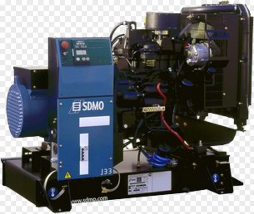 Engine Diesel Generator Sdmo Electric Power Station PNG