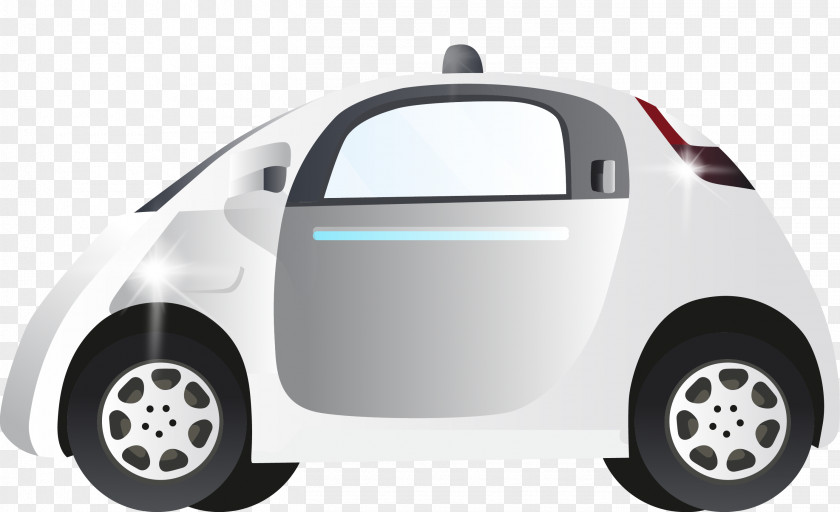Vector Car Autonomous Waymo Driving Vehicle PNG