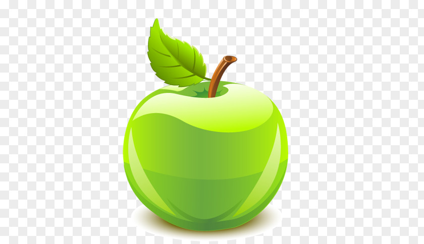 Apple Fruit Green PNG