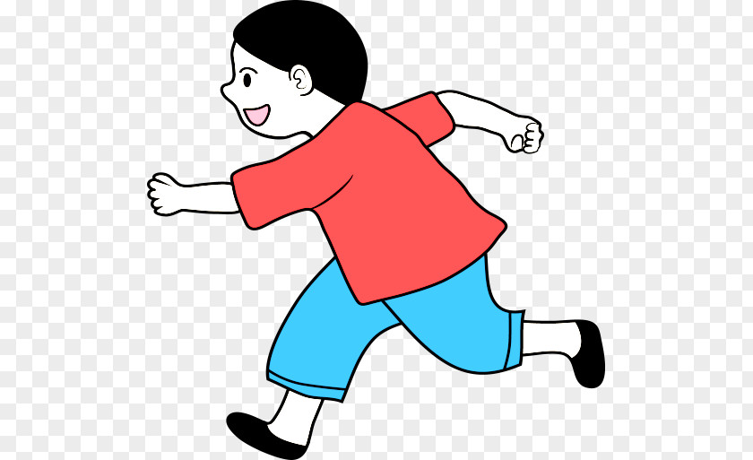 Child Running Clip Art PNG
