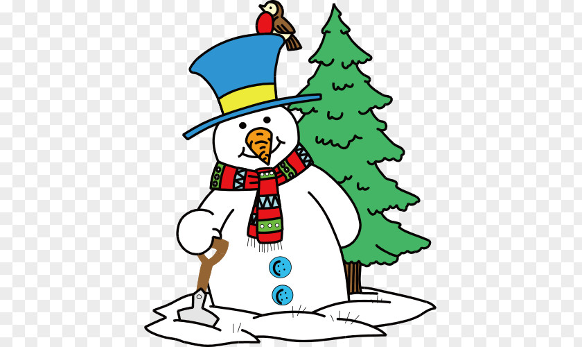 Cute Snowman And Tree Rudolph Santa Claus Christmas PNG