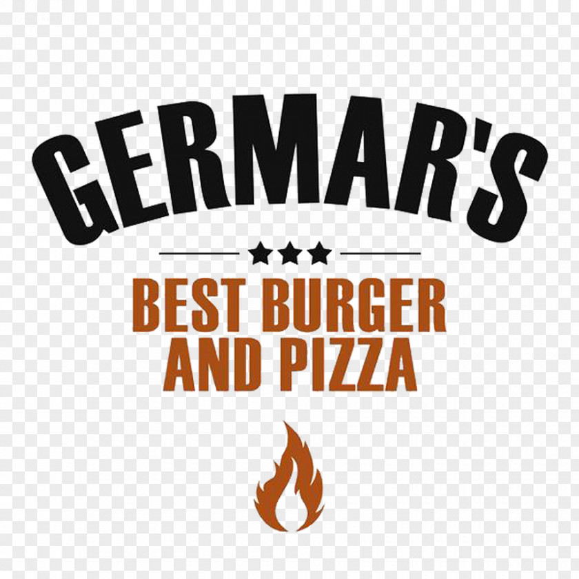 Flintstone Comedy Hour Germar's Best Burger&Pizza Logo Brand Font Clip Art PNG