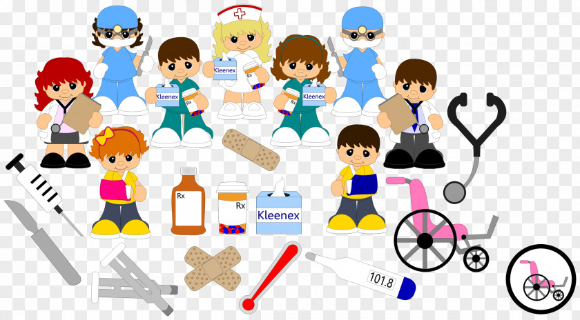 Medical Team Human Behavior Cartoon Clip Art PNG