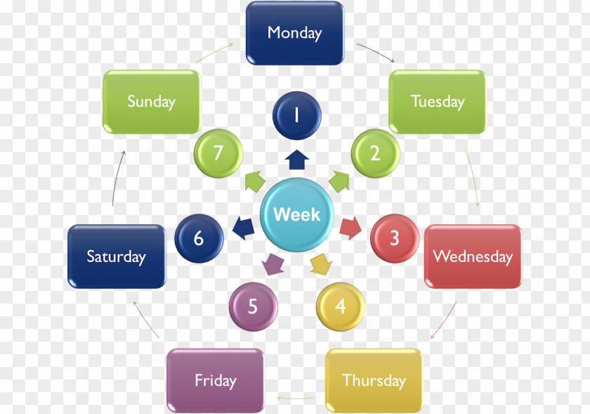 Names Of The Days Week Brand Organization Diagram PNG