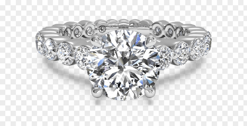 Platinum Ring Engagement Wedding Diamond Jewellery PNG