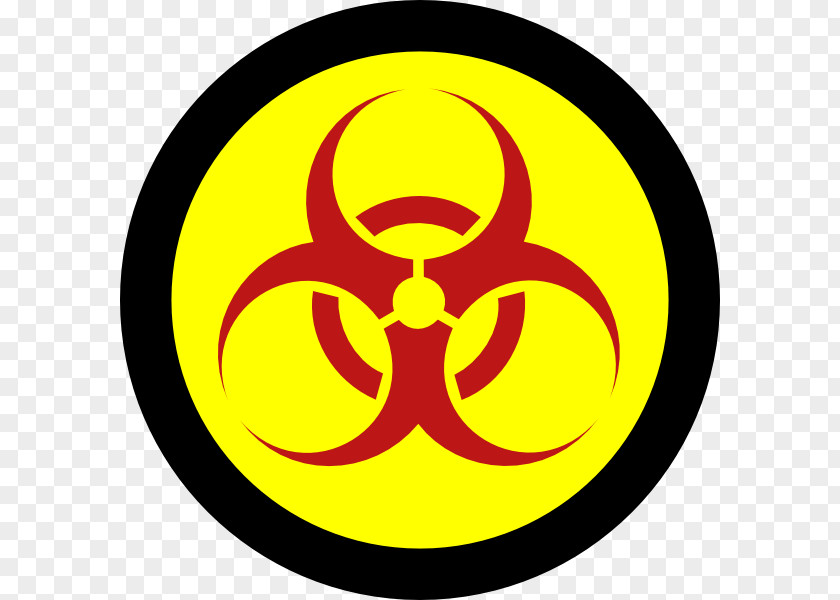 Radioactive Vector Hazard Symbol Biological Sign PNG
