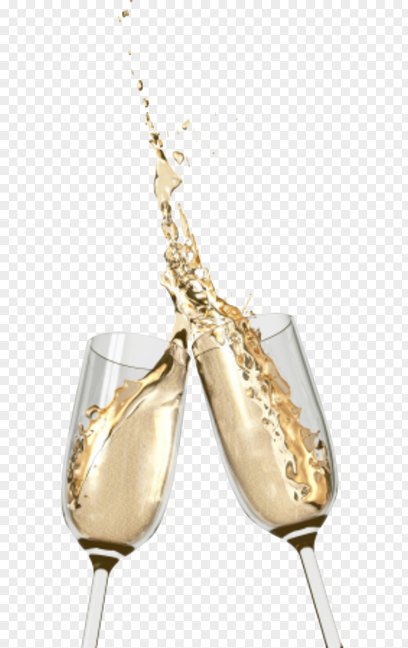 1920s Champagne Cocktail Sparkling Wine Glass PNG