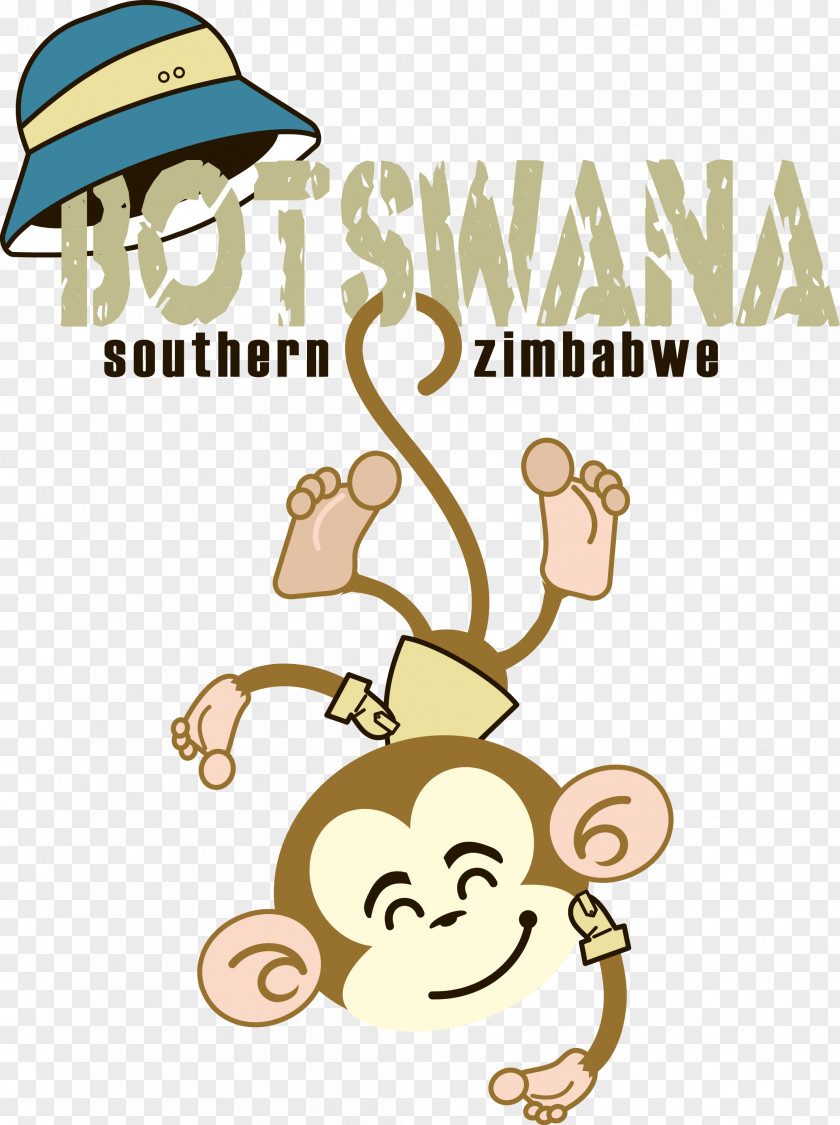 Happy Monkey Cartoon Clip Art PNG