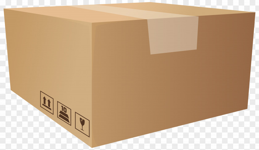 Packaging Cardboard Box And Labeling Clip Art PNG