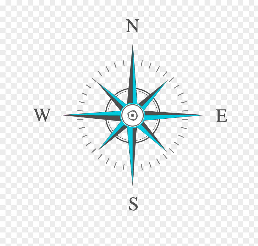 Vector Compass North Rose Euclidean PNG