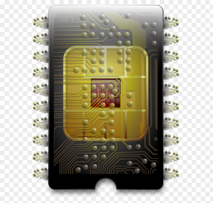 Circuit Board Microchip Implant Integrated Circuits & Chips Semiconductor Clip Art PNG