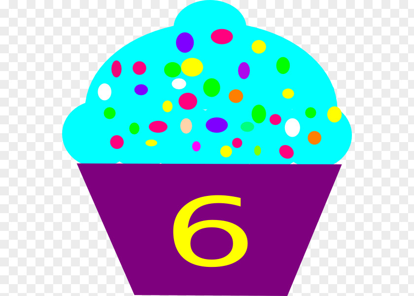Cup Cake Birthday Clip Art PNG