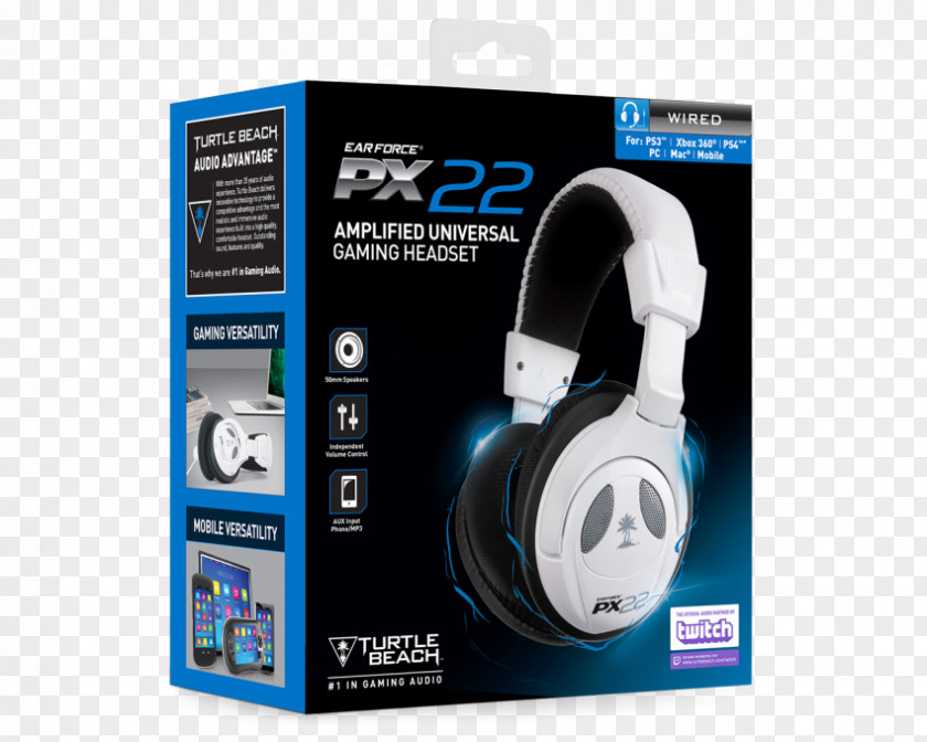 Headphones Headset Turtle Beach Ear Force PX22 Microphone Corporation PNG