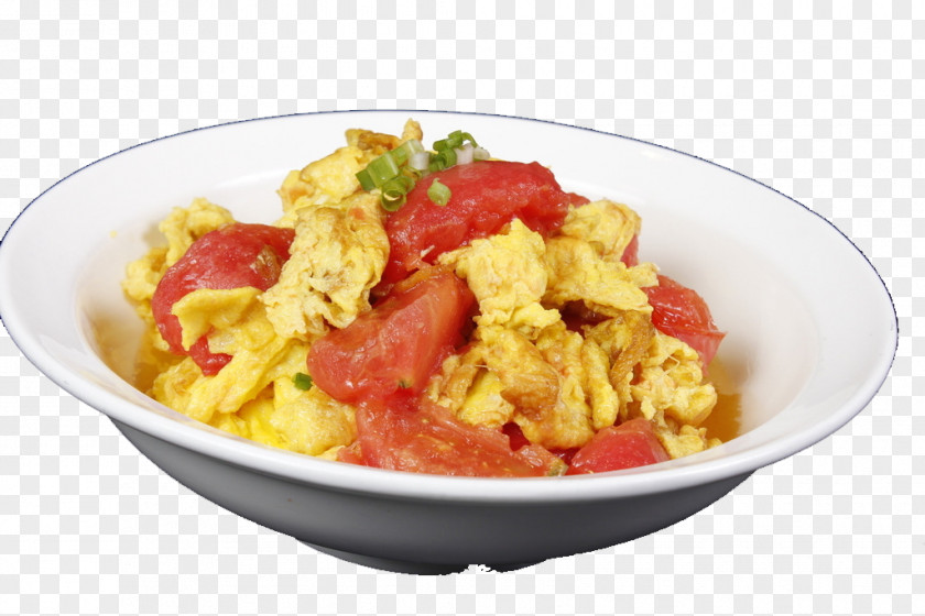 Scrambled Eggs With Tomatoes Stir-fried Tomato And Chinese Cuisine Breakfast Cantonese PNG
