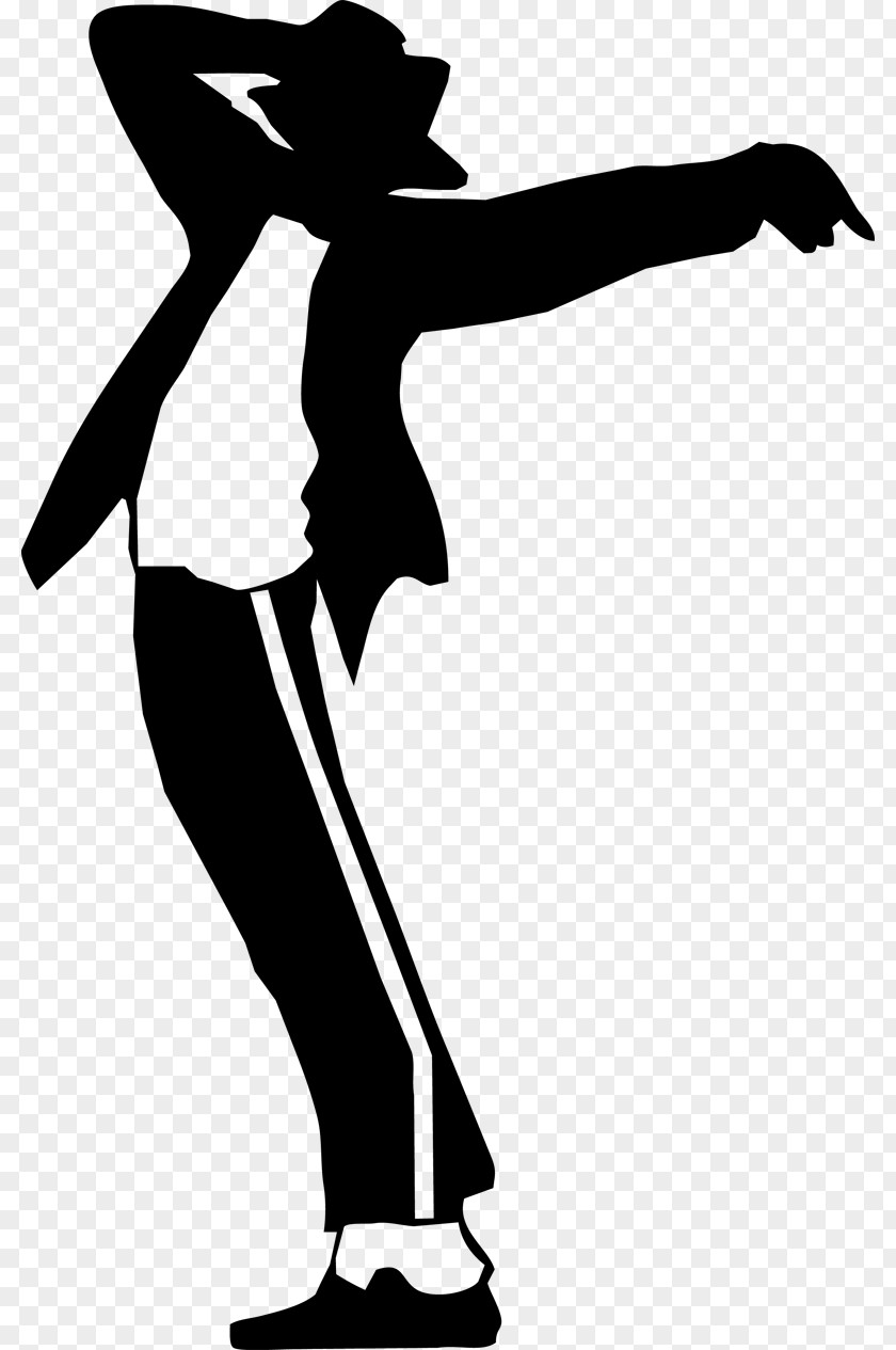 Silhouette Moonwalk Decal PNG