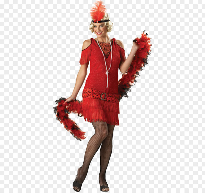 Dress 1920s 1950s Flapper Costume PNG