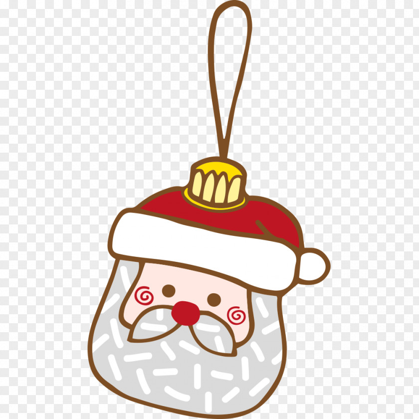 Lovely Santa Claus Pendant Christmas Ornament PNG