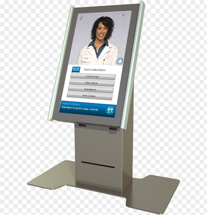 Wayfinding Interactive Kiosks Computer Monitors Signage Information PNG