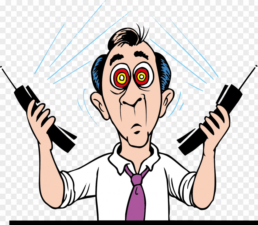 A Man With Telephone In His Hands Animation Giphy Mobile Phones PNG