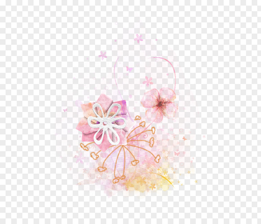 Aquarel Flower Floral Design Petal Cherry Blossom PNG