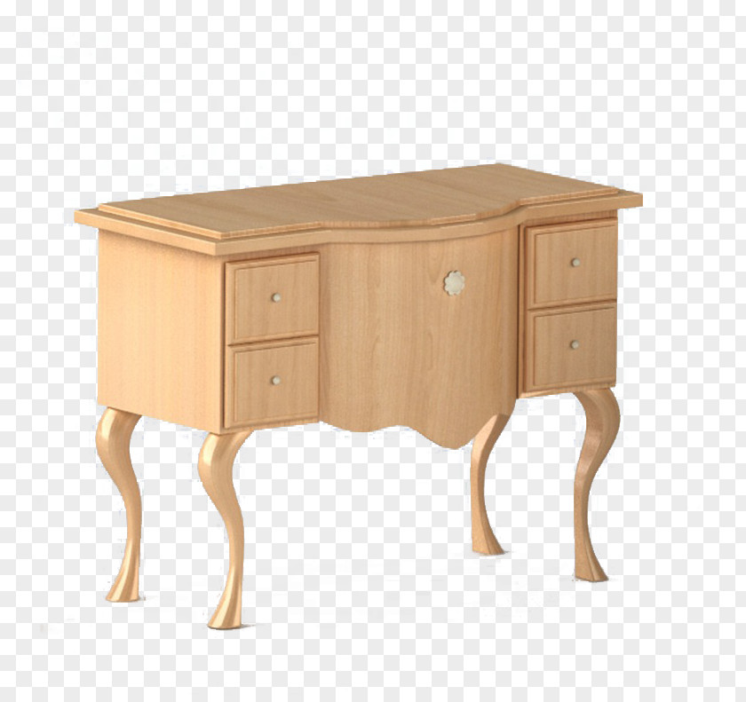 Continental Dresser 3d Model Table Drawer PNG