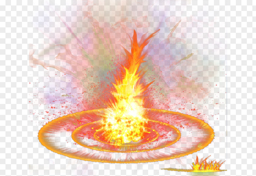 Flame Light Explosion PNG