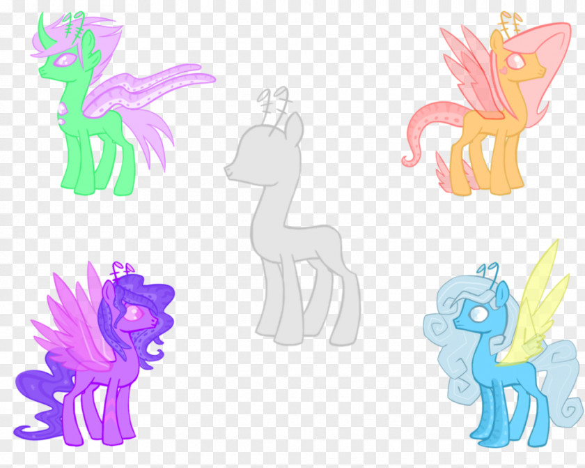Horse Pony Unicorn Clip Art PNG