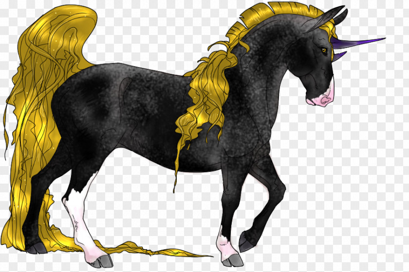 Mustang Mane Stallion Unicorn Goat PNG