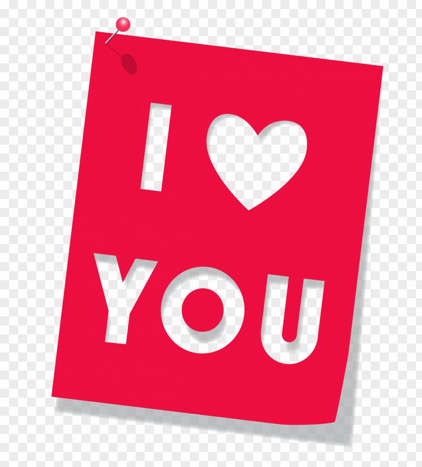 Red I Love You Clipart Picture Icon Computer File PNG