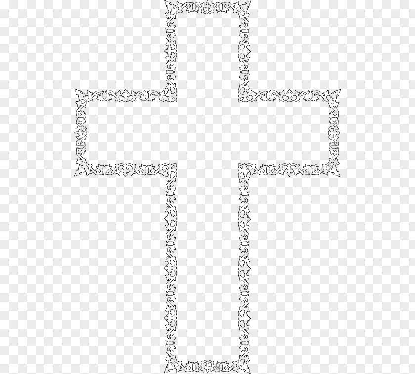 Silhouette Christian Cross PNG