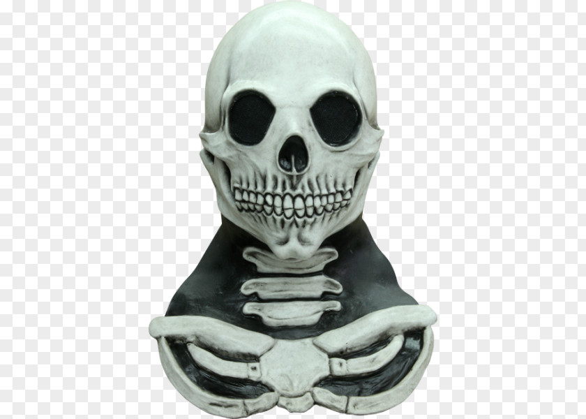 Skull Mask Halloween Costume Calavera Skeleton PNG