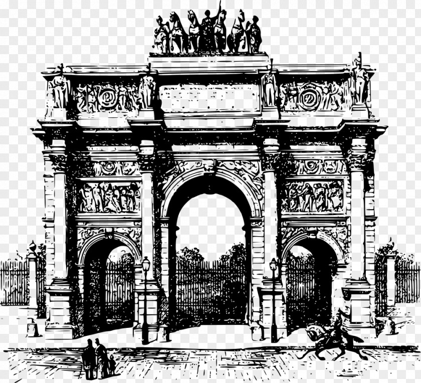 Arc De Triomphe Du Carrousel Rue L'Arc-de-Triomphe Clip Art PNG