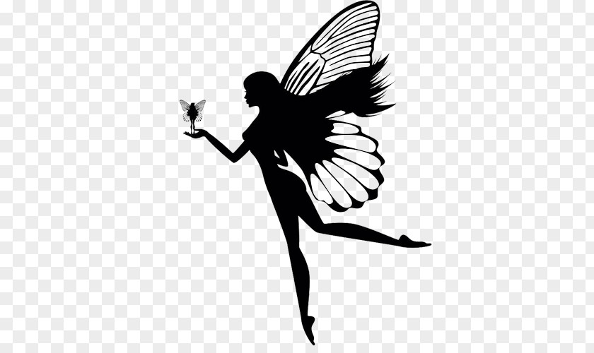 Butterfly Fairy Silhouette Clip Art PNG