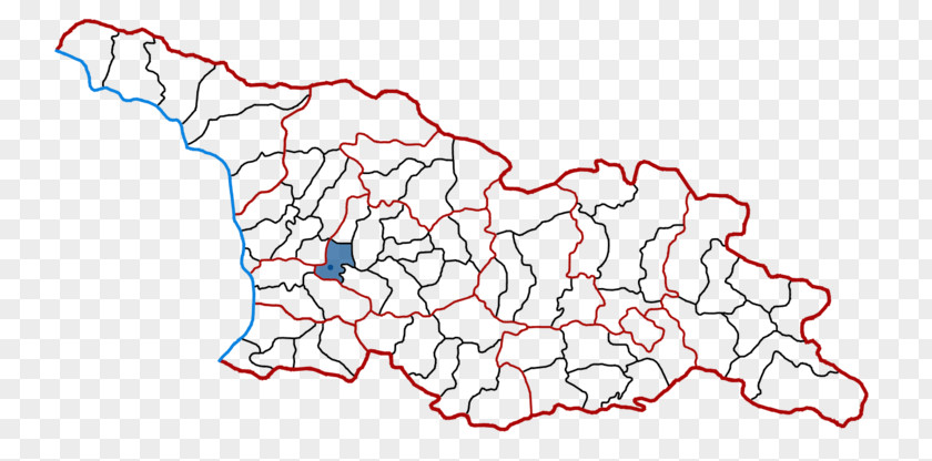 Map Martvili Municipality Gori Kutaisi Ozurgeti PNG
