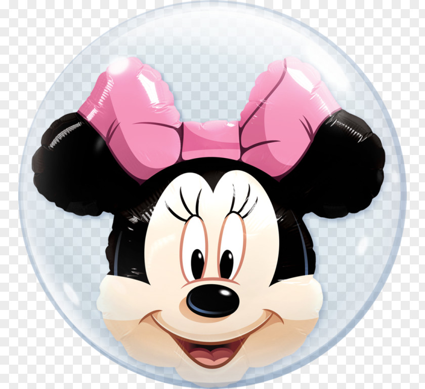 Minnie Mouse Mickey Qualatex Deco Bubble Clear Balloon PNG