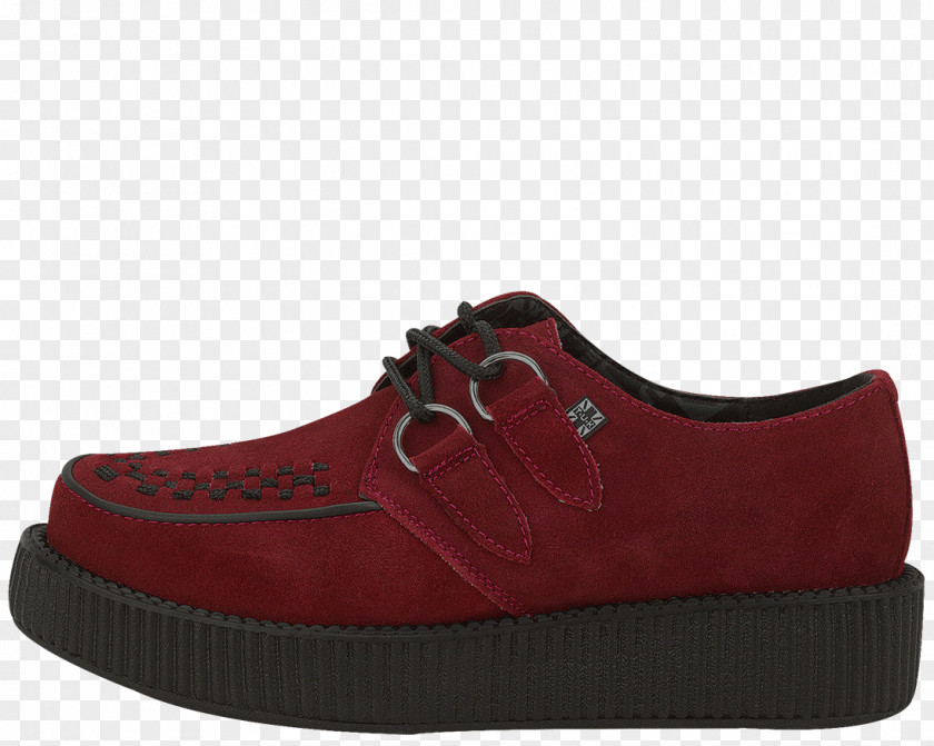 Red Jessica Simpson Shoes Brothel Creeper Shoe T.U.K. Suede Viva Low PNG