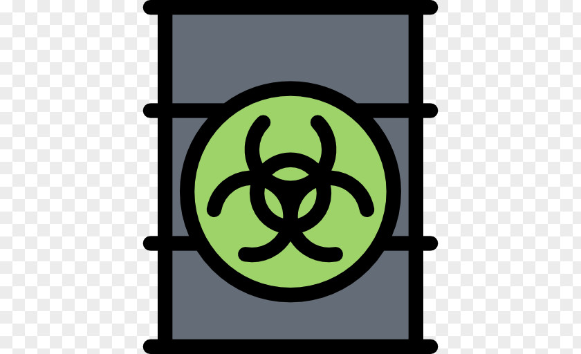 Symbol Biological Hazard Warfare Sticker PNG