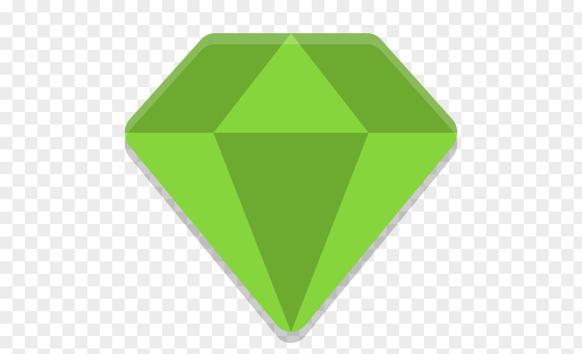 Triangle Grass Share Icon PNG