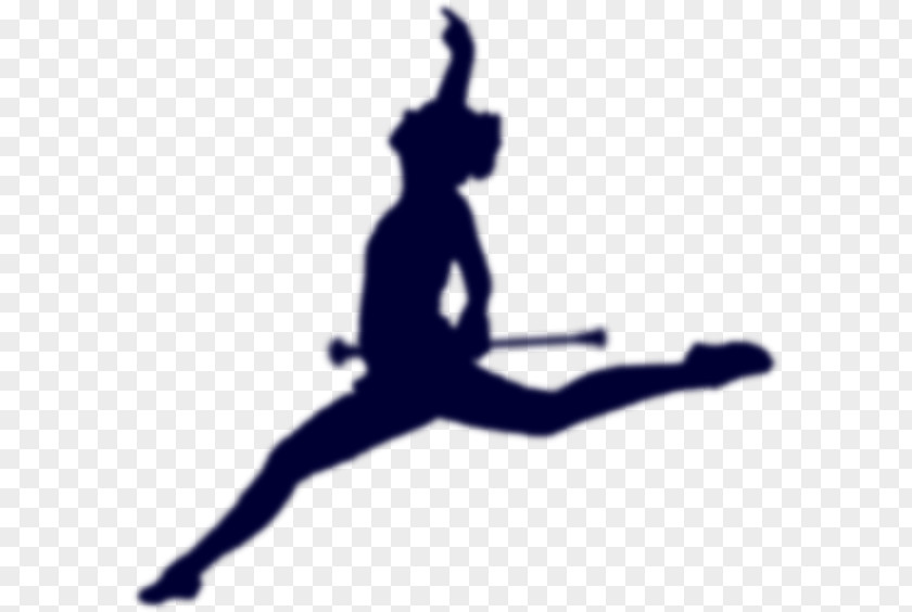 Champion Silhouette Baton Twirling Dance Majorette Clip Art PNG