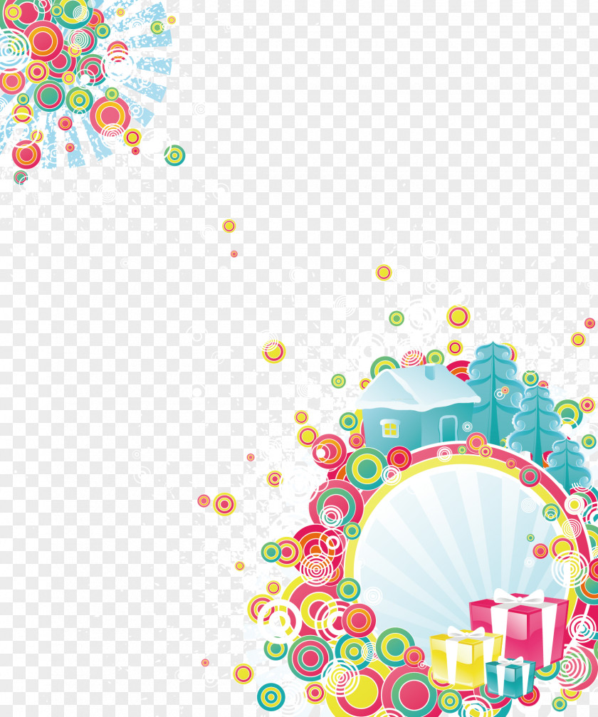Colorful Circles Cdr Adobe Illustrator PNG